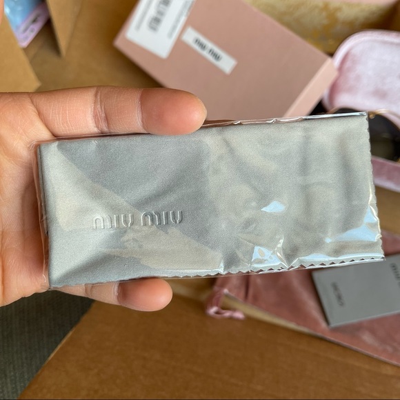 NWT Miu Miu Butterfly Metal Frame Sunglasses 55mm - Picture 13 of 16